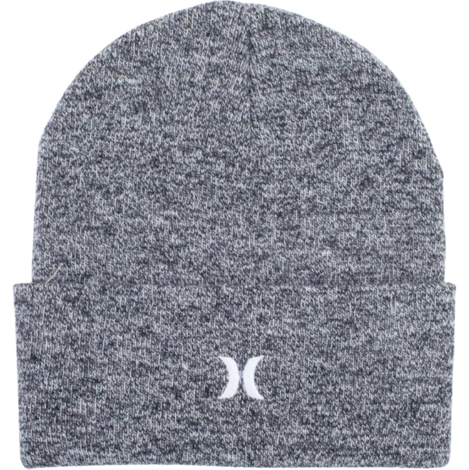 2026 Hurley Mens Icon Cuff Beanie 2.0 HNCM0029 - Grey Heather